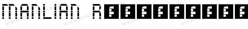 MANLIAN Regular字体转换